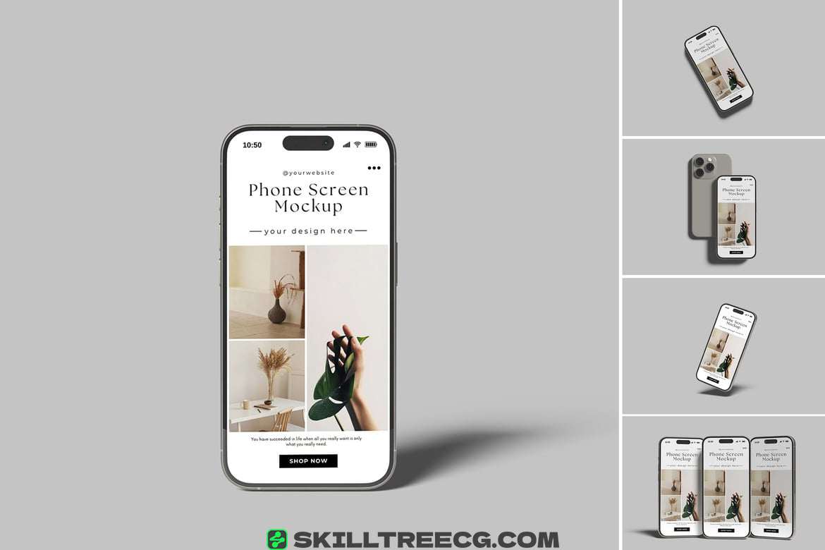 Phone Screen Mockup（462848）-技能树